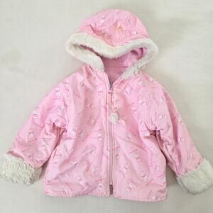 Vintage Reversible Kitties Pink Jacket 3t